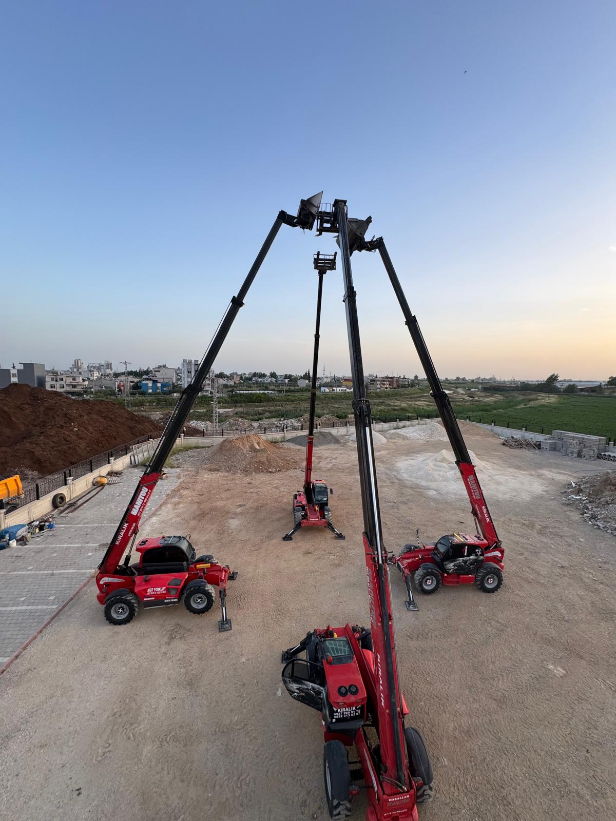 Kiralık Manitou iş makineleri